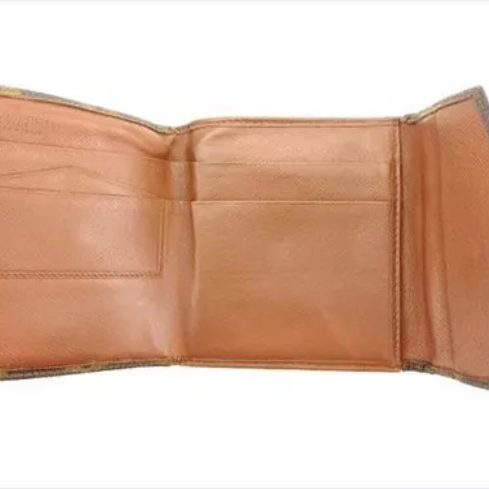 Louis Vuitton Wallet Purse Monogram Canvas Brown Woman Authentic Used T8329 - Picture 5 of 7